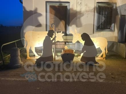 RIVAROLO - Nelle frazioni il Natale s'illumina con i nuovi presepi - FOTO