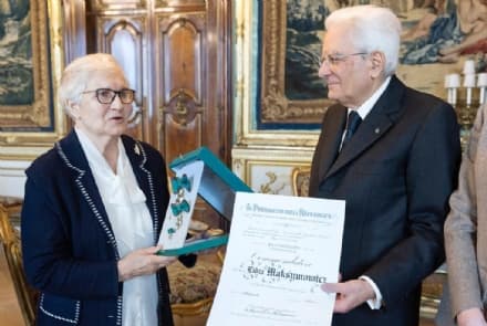 CASTELLAMONTE - Mattarella nomina Lidia Maksymowicz Commendatore della Repubblica - FOTO