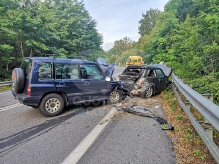 QUAGLIUZZO - Incidente sulla Pedemontana: due auto distrutte