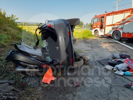 TRAGEDIA SULLA PEDEMONTANA - E' morta in ospedale la 15enne di Strambinello coinvolta nell'incidente di domenica