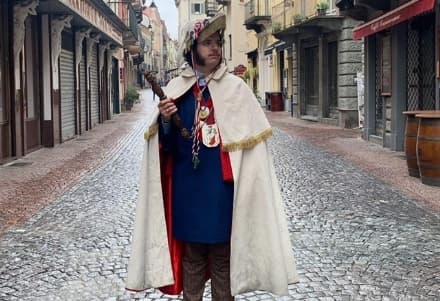 IVREA - Supremus Ordo Aurei Scorpionis: Andrea Cantoni eletto Principe dei goliardi