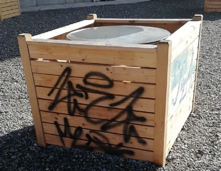 IVREA - Belvedere sistemato e già vandalizzato - FOTO