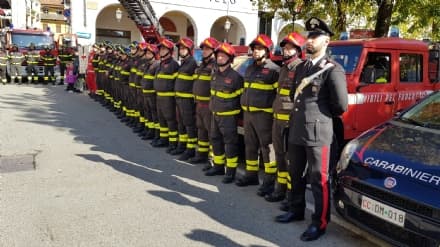 CASTELLAMONTE - Tanta commozione nel ricordo dei tre vigili del fuoco caduti a Quargnento - FOTO e VIDEO