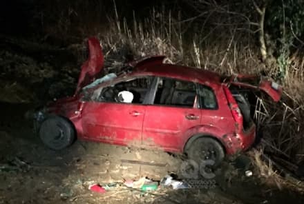 VESTIGNE' - Brutto incidente nella notte: quattro ragazzi feriti - FOTO