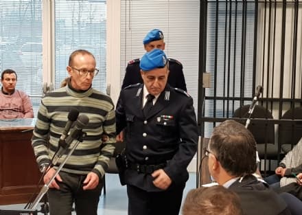 OMICIDIO ROSBOCH - Roberto Obert in aula si avvale della facoltà di non rispondere - FOTO