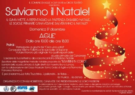 AGLIE' - La magia delle feste per una domenica speciale: «Salviamo il Natale» - VIDEO