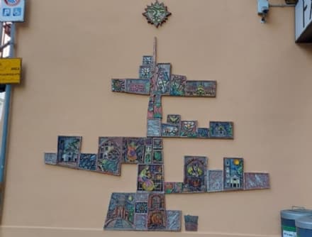 CASTELLAMONTE - Grazie a un privato torna all'antico splendore il muro di «Tradizioni e antichi mestieri»