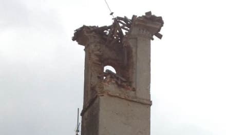 CAMPANILE CROLLATO A VALPERGA: «SIAMO VIVI PER MIRACOLO» - FOTO e VIDEO