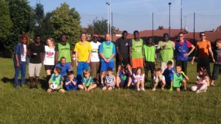 COLLERETTO G. - La partita dell'amicizia con i richiedenti asilo