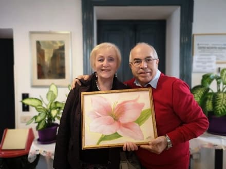 CUORGNE' - Un'opera di Vilma Giaudrone nella pinacoteca del Centro Anziani