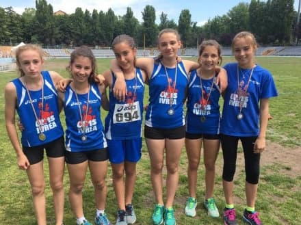 ATLETICA LEGGERA - A Torino ottimo secondo posto della squadra Ragazze dell’AVIS Atletica Ivrea