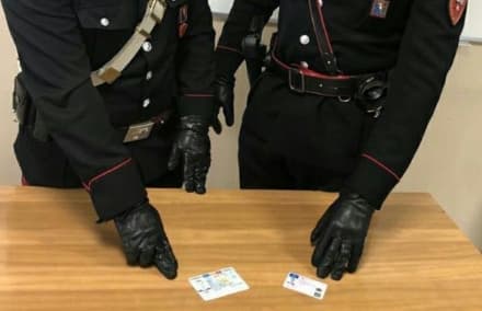 CASTELLAMONTE - In giro con documenti farlocchi: arrestato