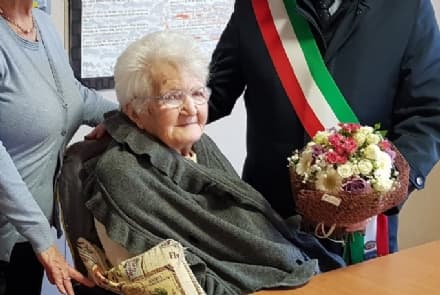 FAVRIA - L'addio a nonna Caterina, una delle persone più longeve del Canavese