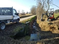 SAN FRANCESCO - Lavori in corso per la pulizia di canali, rii e fossati