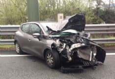 TORINO-CASELLE - Incidente tra due auto: due feriti e code chilometriche