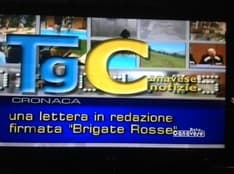 CASTELLAMONTE - Lettera firmata Brigate Rosse a Rete Canavese