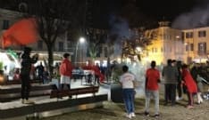 RIVAROLO CANAVESE - Marocco in semifinale ai mondiali, esplode la festa in centro: caroselli e bandiere - FOTO e VIDEO