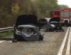 LOMBARDORE - SCHIANTO SULLA 460: SEI FERITI - FOTO