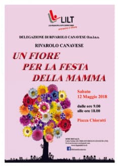 RIVAROLO - Un Fiore per la Festa della Mamma con la Lilt