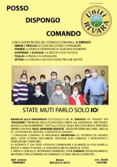 RIVARA - La minoranza non si fa imbavagliare e attacca ancora