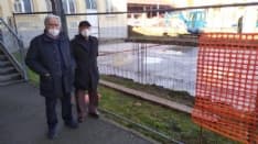 SAN MAURIZIO CANAVESE - Lavori in corso alla scuola Andrea Remmert