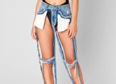 FASHION - Dallo strappo ai «naked jeans»