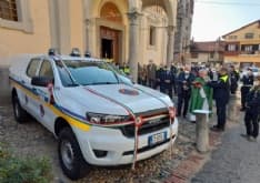 OGLIANICO - Inaugurato il nuovo automezzo della Protezione civile - FOTO