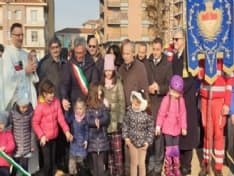 CHIVASSO - Inaugurata dopo i lavori la nuova area ex campo Enel