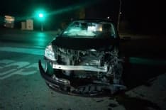 SAN GIORGIO - Brutto incidente stradale al semaforo - FOTO