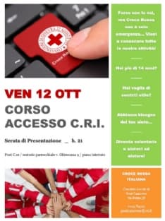 PONT CANAVESE - La Croce Rossa cerca nuovi volontari