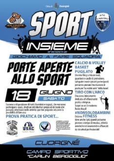CUORGNE' - Calcio, volley, pugilato e non solo: torna in grande stile «Sportinsieme»
