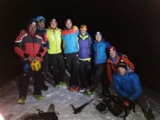 LOCANA - «Buona la prima» per la fiaccolata da Punta Cia - FOTO