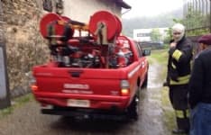 FORNO - Incendio camino in frazione Cimapiasole - FOTO