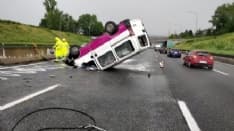 TANGENZIALE NORD - Brutto incidente allo svincolo di Venaria: ferito un 36enne di Leini - FOTO