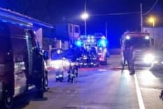 MONTALTO DORA - Incendio devasta il tetto di una casa