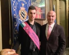 RIVAROLO - Marco Canola ambasciatore della città - FOTO