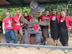 RIVAROLO CANAVESE - Artigiano rivarolese invitato alla biennale europea dell'arte fabbrile di Stia