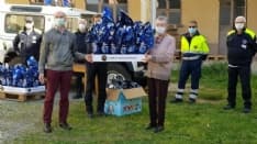 RIVAROLO - Coronavirus, i volontari della protezione civile donano le uova di Pasqua alla Caritas - VIDEO