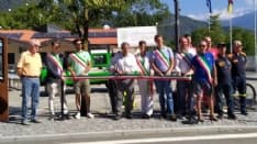 PRASCORSANO - Inaugurate le colonnine per la ricarica delle e-bike in Val Gallenca - FOTO