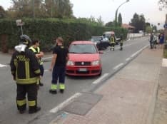FAVRIA - Incidente stradale: una persona ferita in ospedale - FOTO