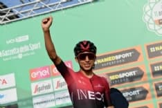 CICLISMO - Egan Bernal sul podio anche al Lombardia: terzo a sedici secondi da Bauke Mollema - FOTO