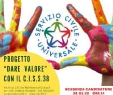 CUORGNE'-RIVAROLO - Servizio Civile: il Ciss 38 cerca volontari tra i giovani
