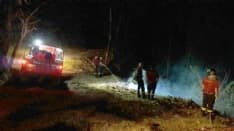 CASTELLAMONTE - Boschi in fiamme tra Campo e Muriaglio: un altro incendio sospetto - FOTO