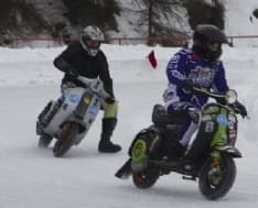 MOTORI - Con le mitiche Vespe sul ghiaccio: canavesani sugli scudi