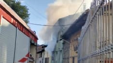 FORNO CANAVESE - Casa devastata da un incendio: intervento in forze dei vigili del fuoco - FOTO