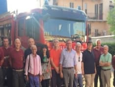 CHIVASSO - Entra in servizio il nuovo camion dei pompieri