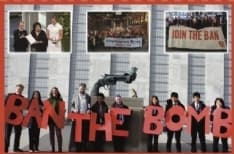 IVREA - 700 cartoline dal Canavese per chiedere il disarmo nucleare