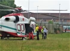 MAPPANO - Bimba di nove anni azzannata dal cane: trasportata con l'elicottero del 118 in ospedale - FOTO e VIDEO