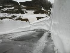 CERESOLE - Proseguono i lavori sulla strada del Nivolet - FOTO