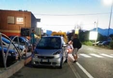 RIVAROLO CANAVESE - Auto travolge due pedoni in corso Re Arduino: entrambi gravi al Cto - FOTO